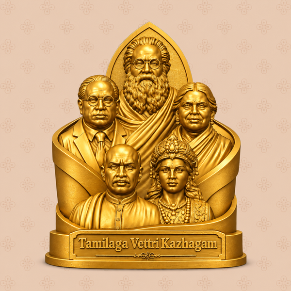 Tamilaga Vettri Kazhagam Historical Leaders Sculpture